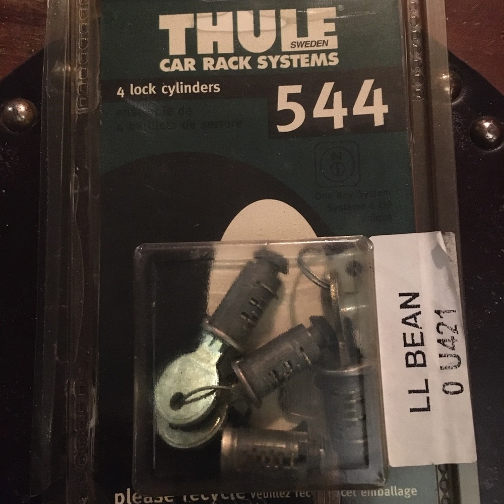 COPY - COPY - Thule 4 Pack lock cylinders
